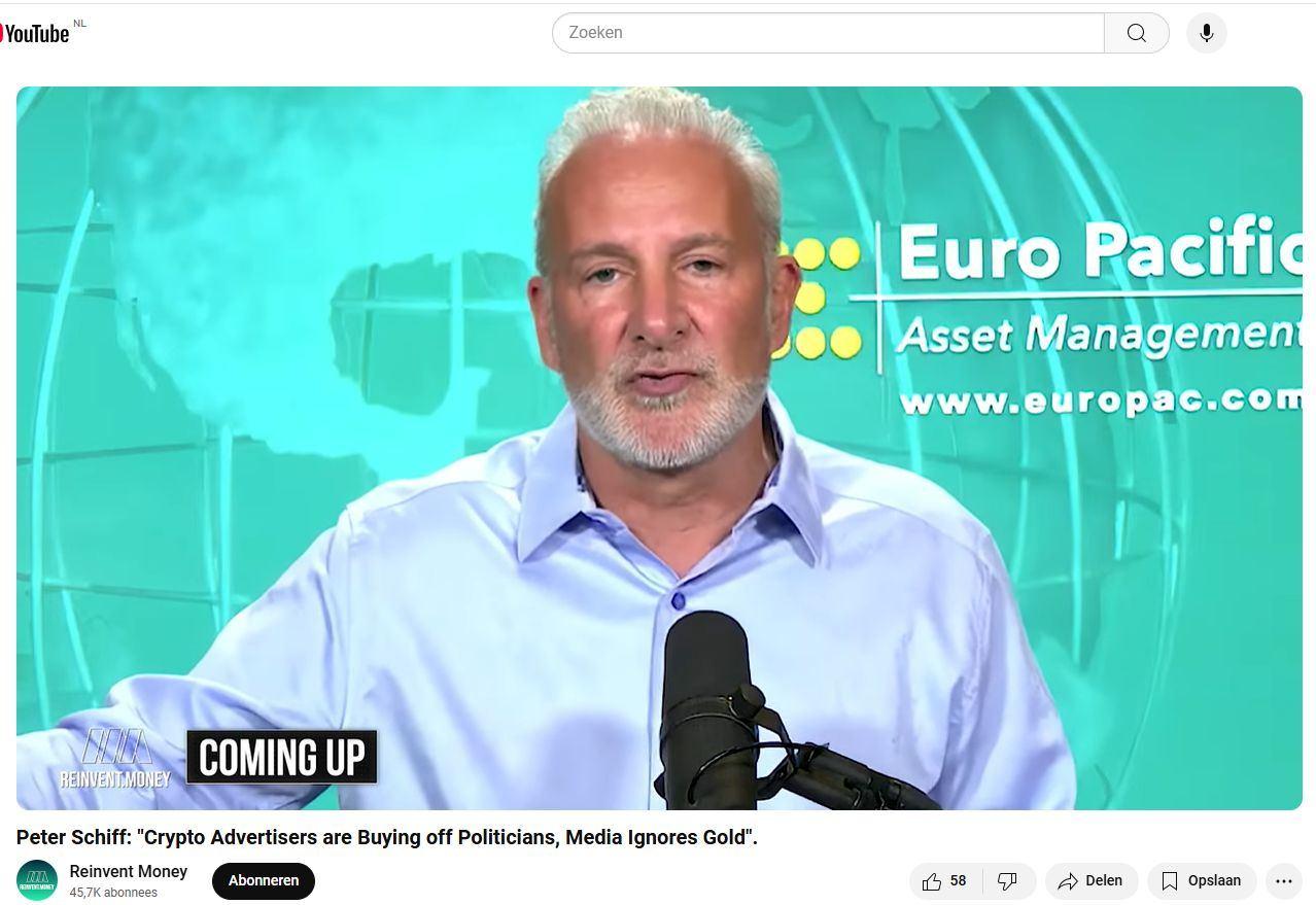 Paul Buitink interviewed Peter Schiff image