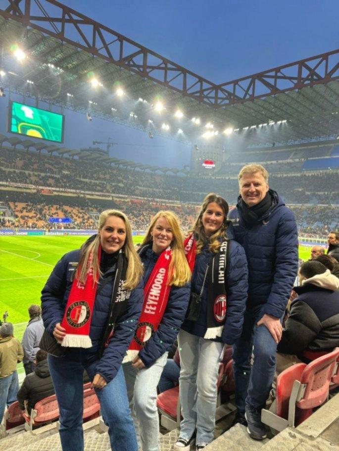 HISTORICAL EVENING IN MILAN! A great cross and a powerful header and Feyenoord are in the eighth finals of the Champions League. image