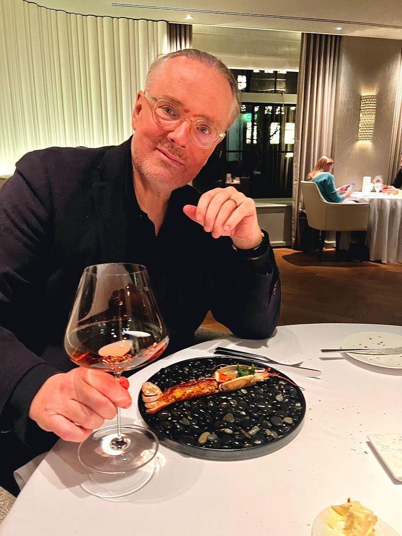 Sublime food (and drinks) at two Michelin star restaurant Spectrum led by chef Sidney Schutte and maitre / sommelier Cas Kratz. image