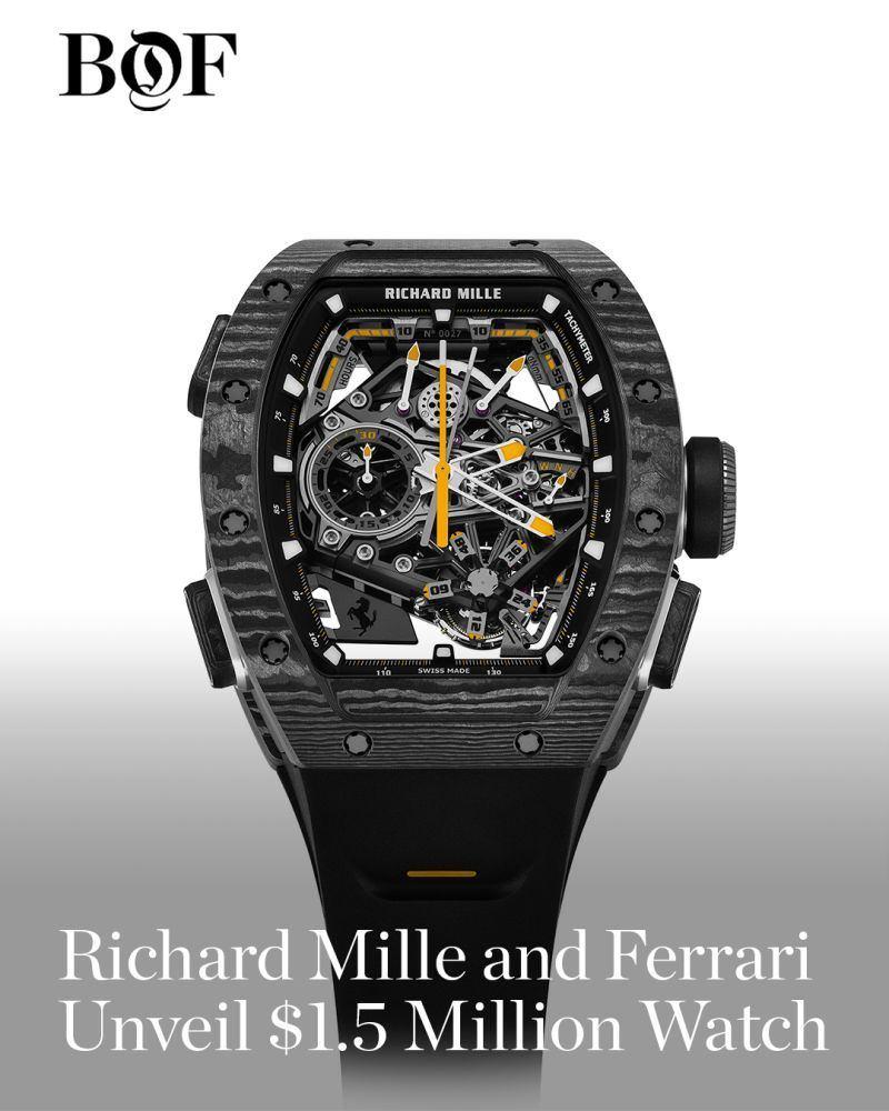 Richard Mille and Ferrari are releasing a $1.5 million co-branded watch. (Richard Mille) image