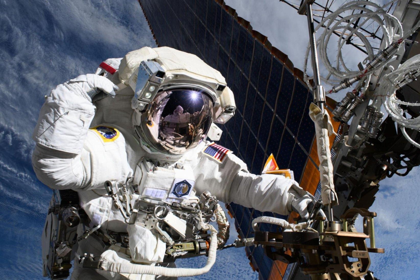 Crew Cleans Up After Spacewalk, Studies Biology, Earth Science, and More image