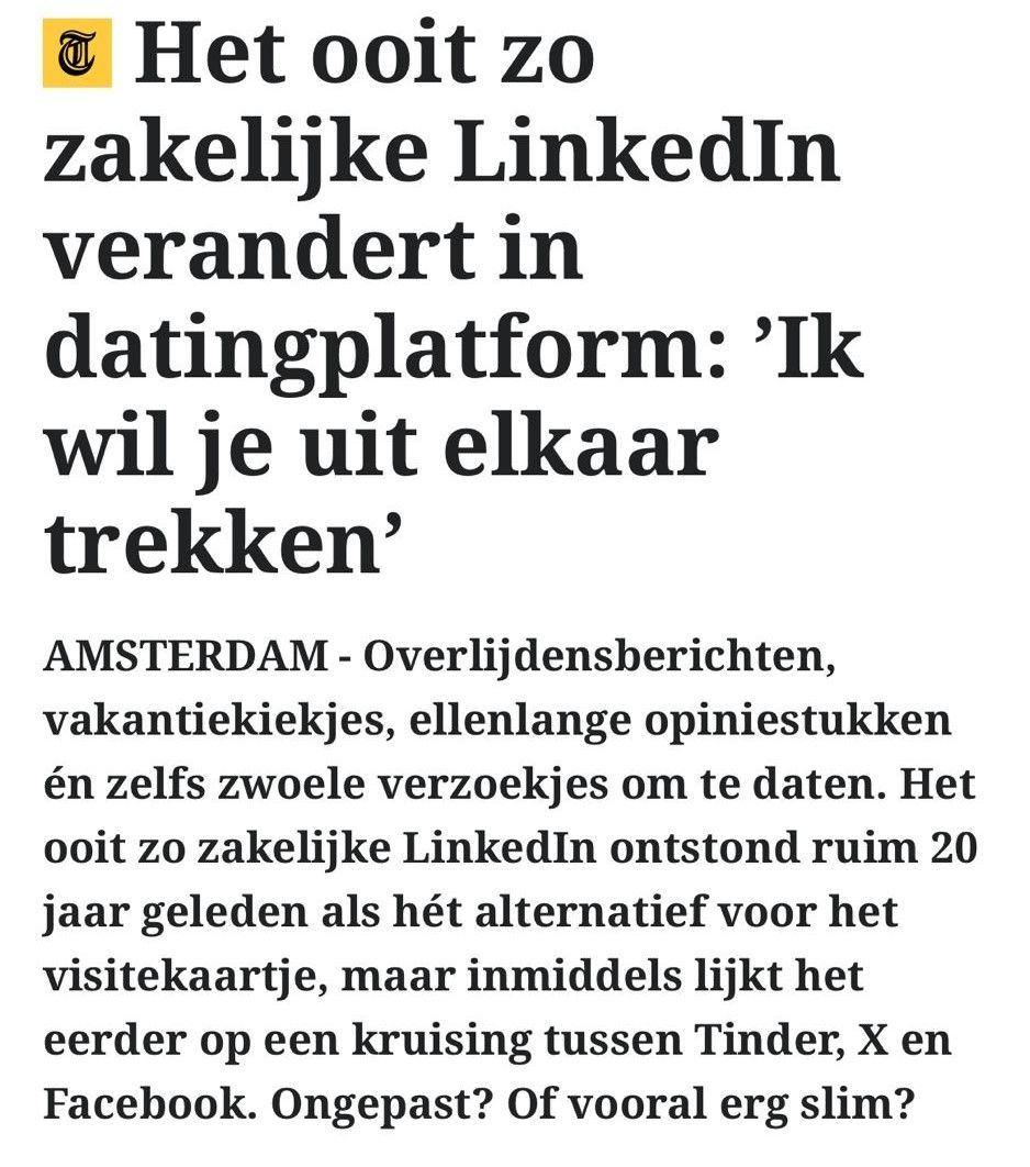 Je wordt gegoogeld vóór je wordt gebeld. image