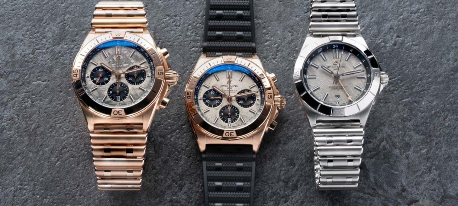 The Breitling Erling Haaland Signature Chronomat Editions In Steel/Platinum Or Gold image