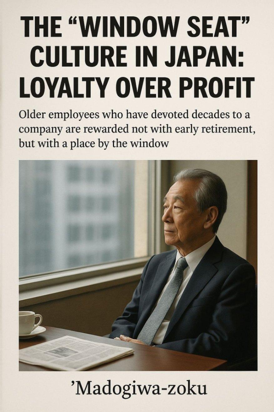 Madogiwa-zoku. Why Japanese Companies PAY older Employees to do nothing. image