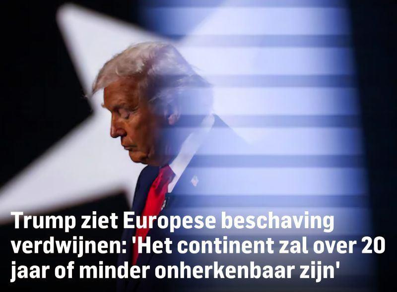 Je kunt veel vinden van Trump, maar hij raakt wel een pijnpunt dat Europa al jaren weigert onder ogen te zien. image