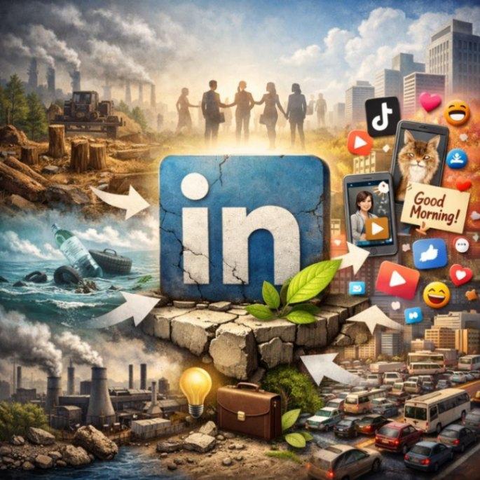 When did LinkedIn stop being “the world’s largest professional network image