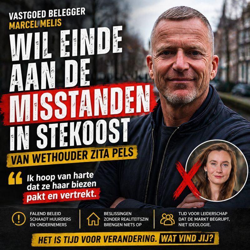 Er moet een einde komen aan de misstanden in het vastgoedbeleid. image