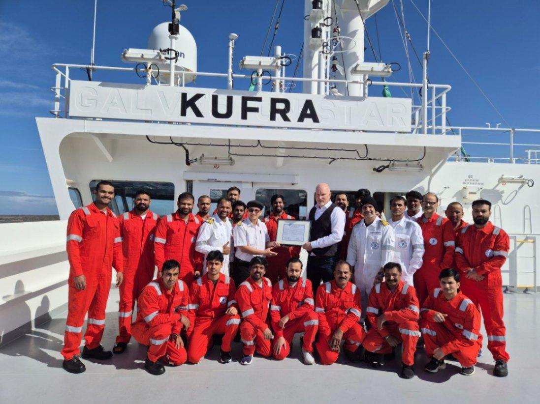 Succesfull rescue at sea, SAR with mt. KUFRA. image