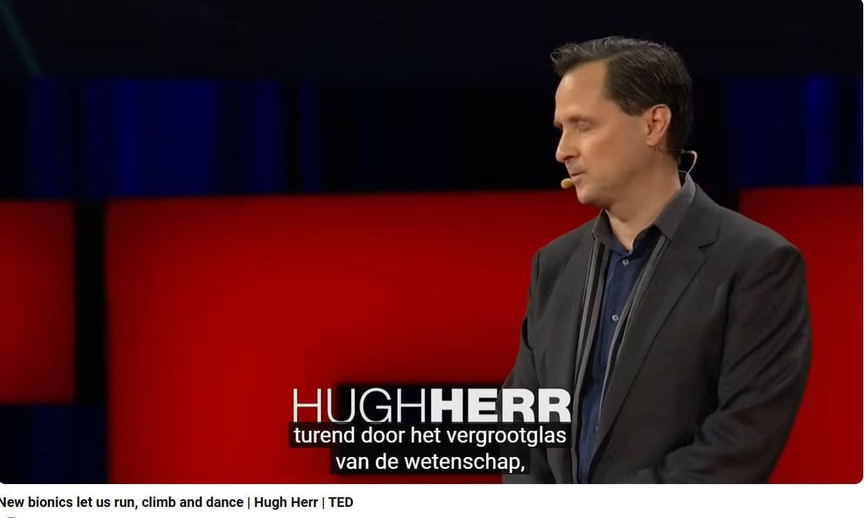 Hugh Herr is building the next generation of bionic limbs, robotic prosthetics inspired by nature's own designs. image