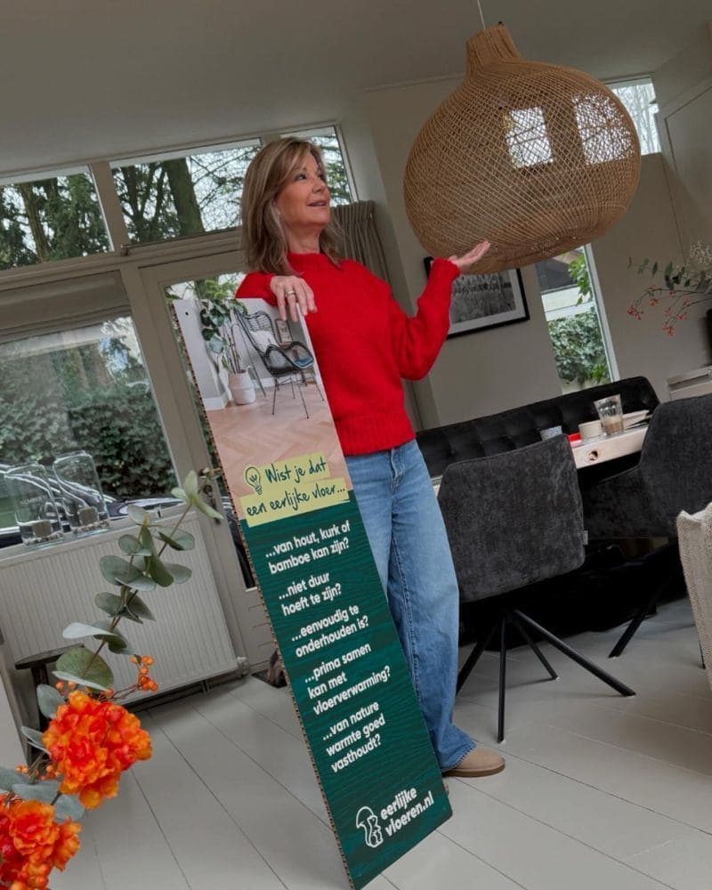 We're off! Last week we had a video shoot with Caroline Ligthart, the new face of Aardevloeren.nl ..If you like real wood. image