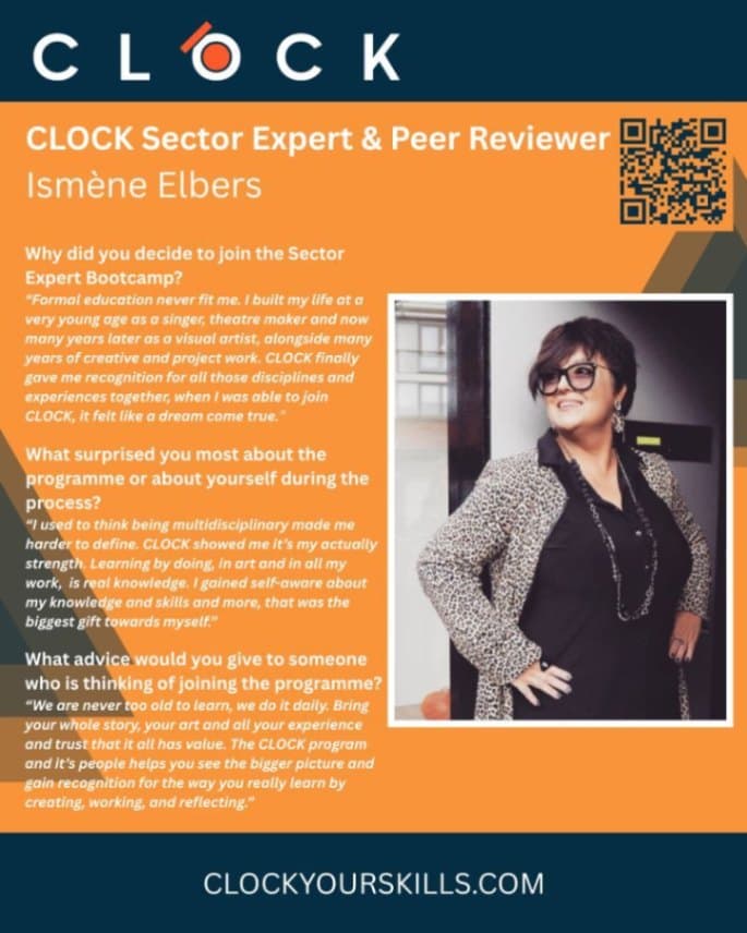 Meet CLOCK Sector Expert & Peer Reviewer ✨ Ismène Elbers image