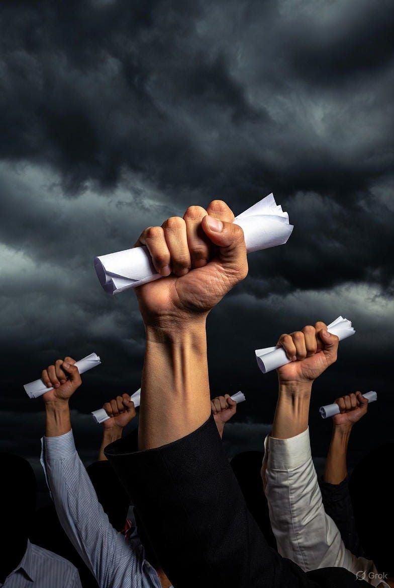 Stemmen we ons eruit of knokken we ons eruit? image